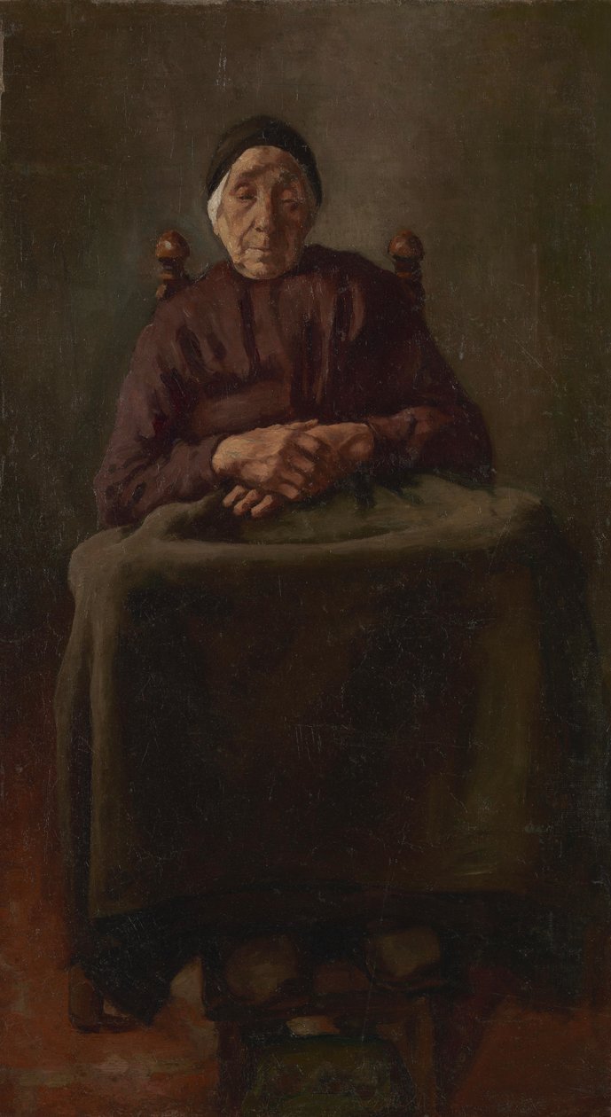 Velha mulher drenthe de Anthon van Rappard