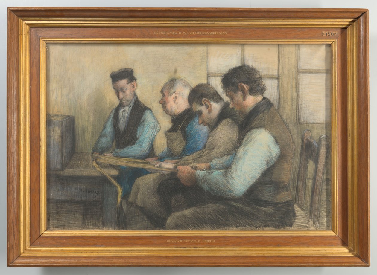 Trançadores de tapete cego de Anthon Gerhard Alexander van Rappard