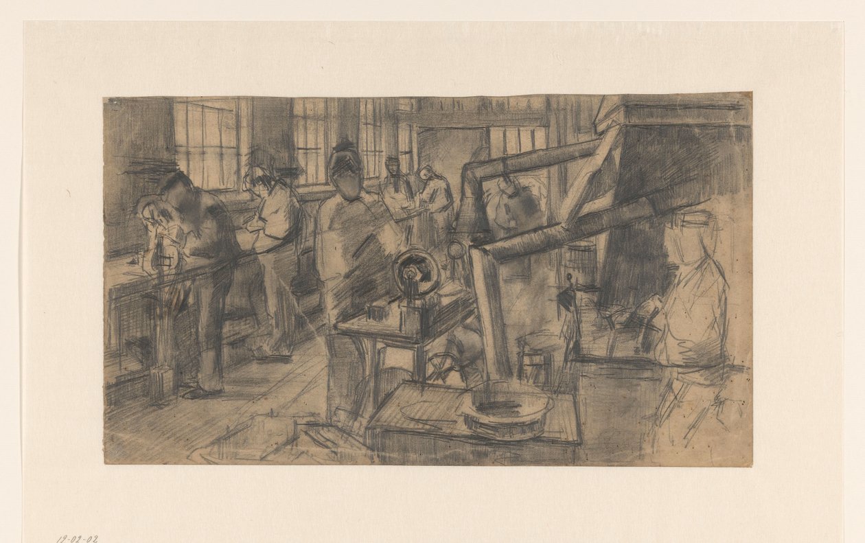 Na fábrica de prata de Anthon Gerhard Alexander van Rappard