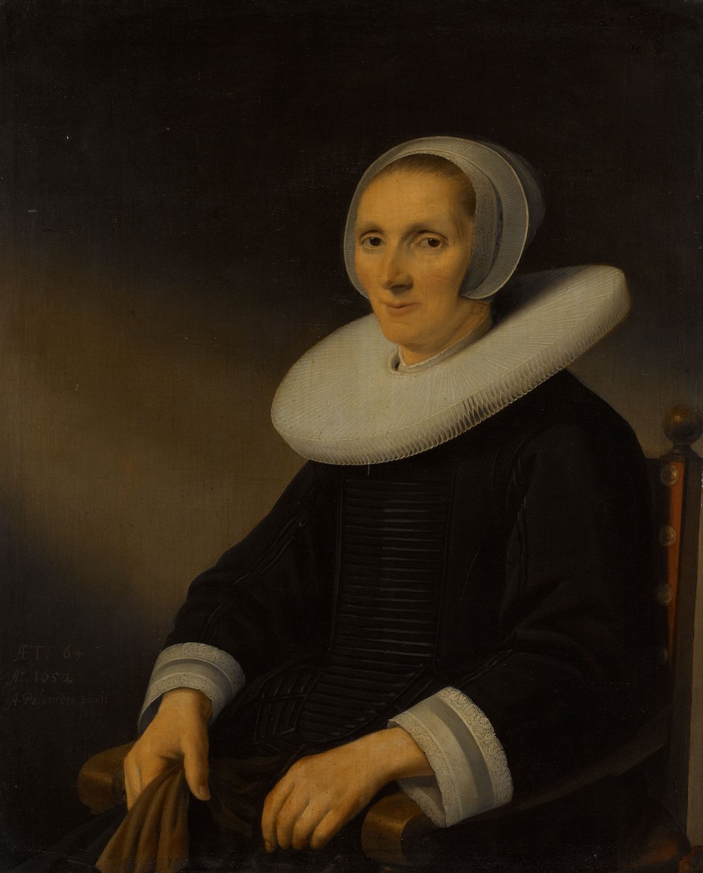 Retrato de uma mulher de Anthonie (1601-73) Palamedesz
