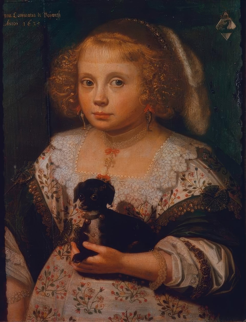 Retrato de uma criança de Anna Constantia de Beijwegh de Anthonie Palamedesz