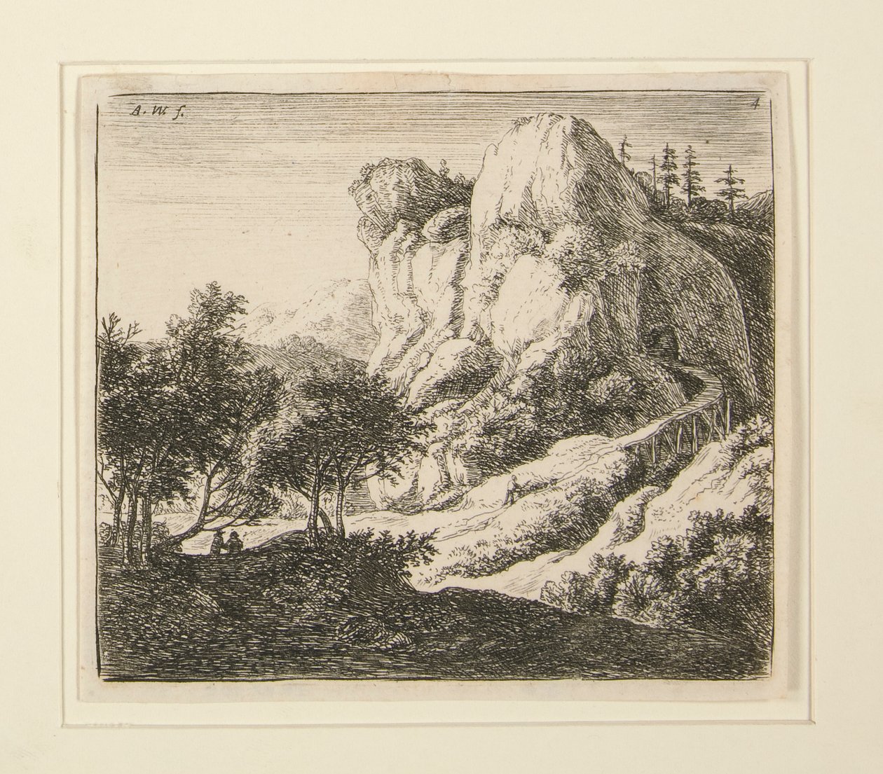 4 Paisagens de Anthonie Waterloo