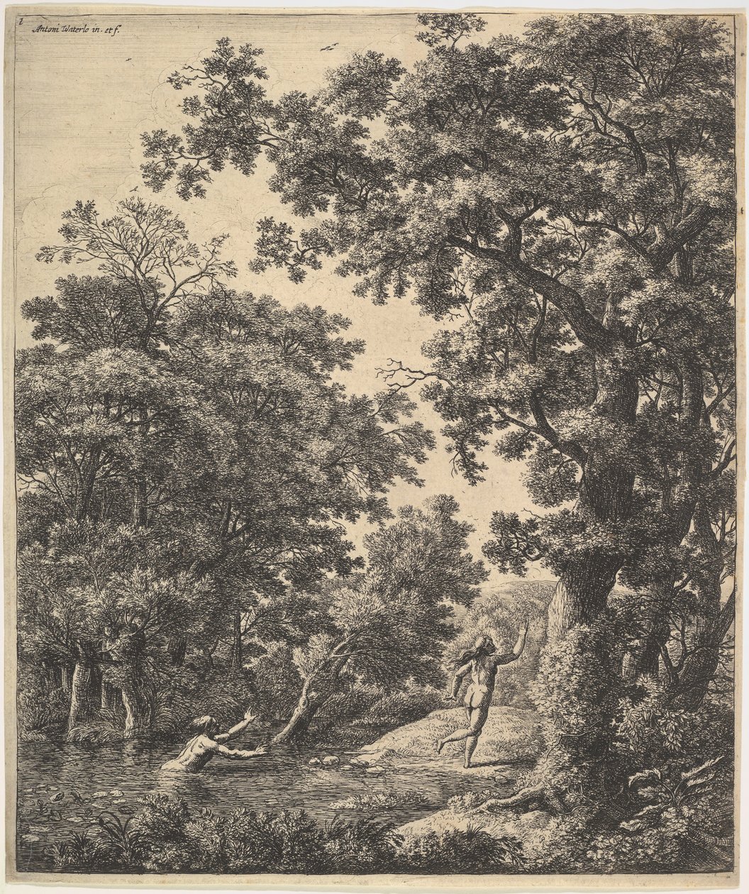 Alpheus e Arethusa. de Anthonie Waterloo