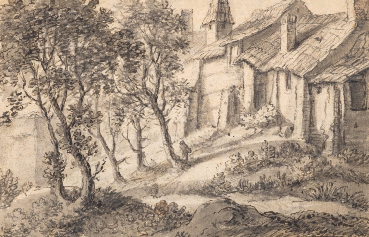 As muralhas de Hamburgo de Anthonie Waterloo