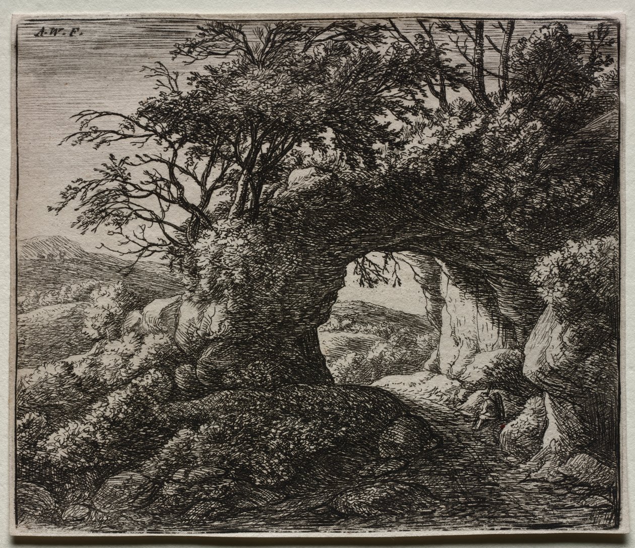 Quatro Paisagens: A Rocha Perfurada de Anthonie Waterloo
