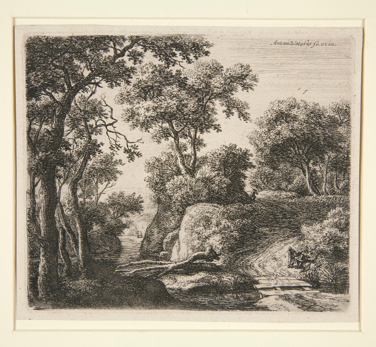 A ponte da prancha de Anthonie Waterloo