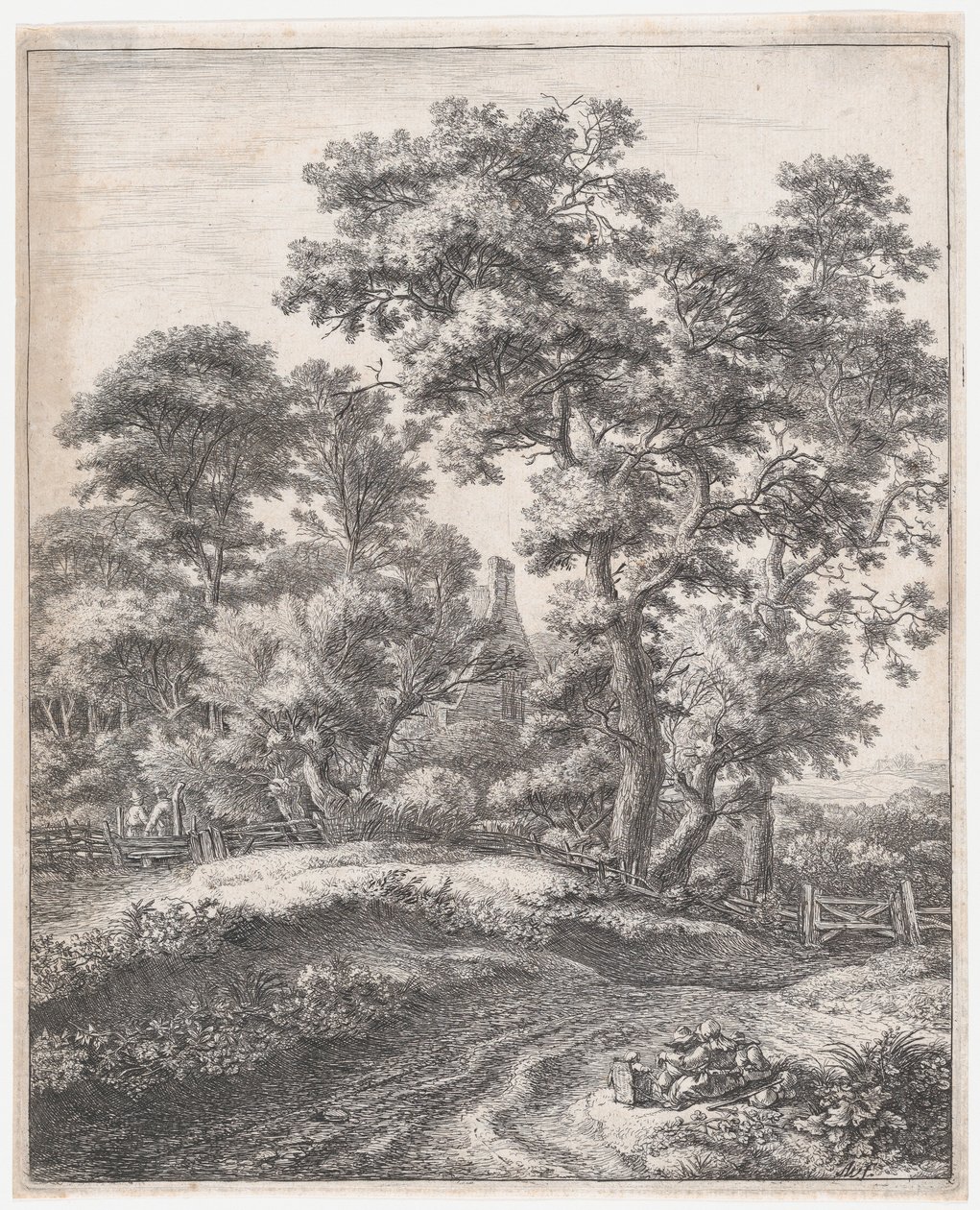 Floresta. de Anthonie Waterloo