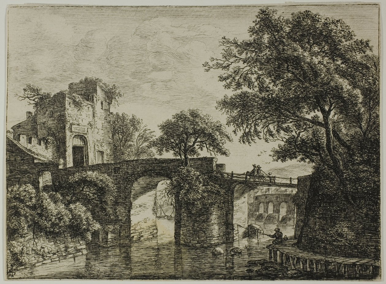A cidade em ruínas de Anthonie Waterloo