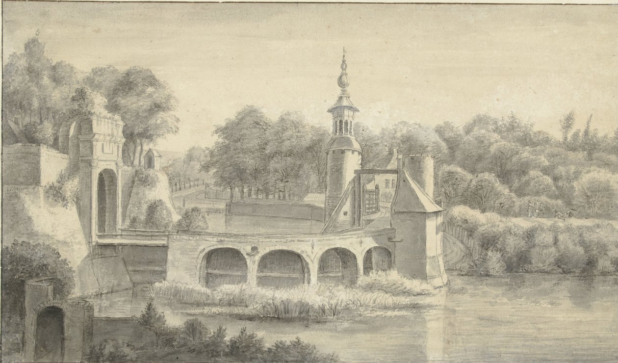 Portão de Velper em Arnhem de Anthonie Waterloo
