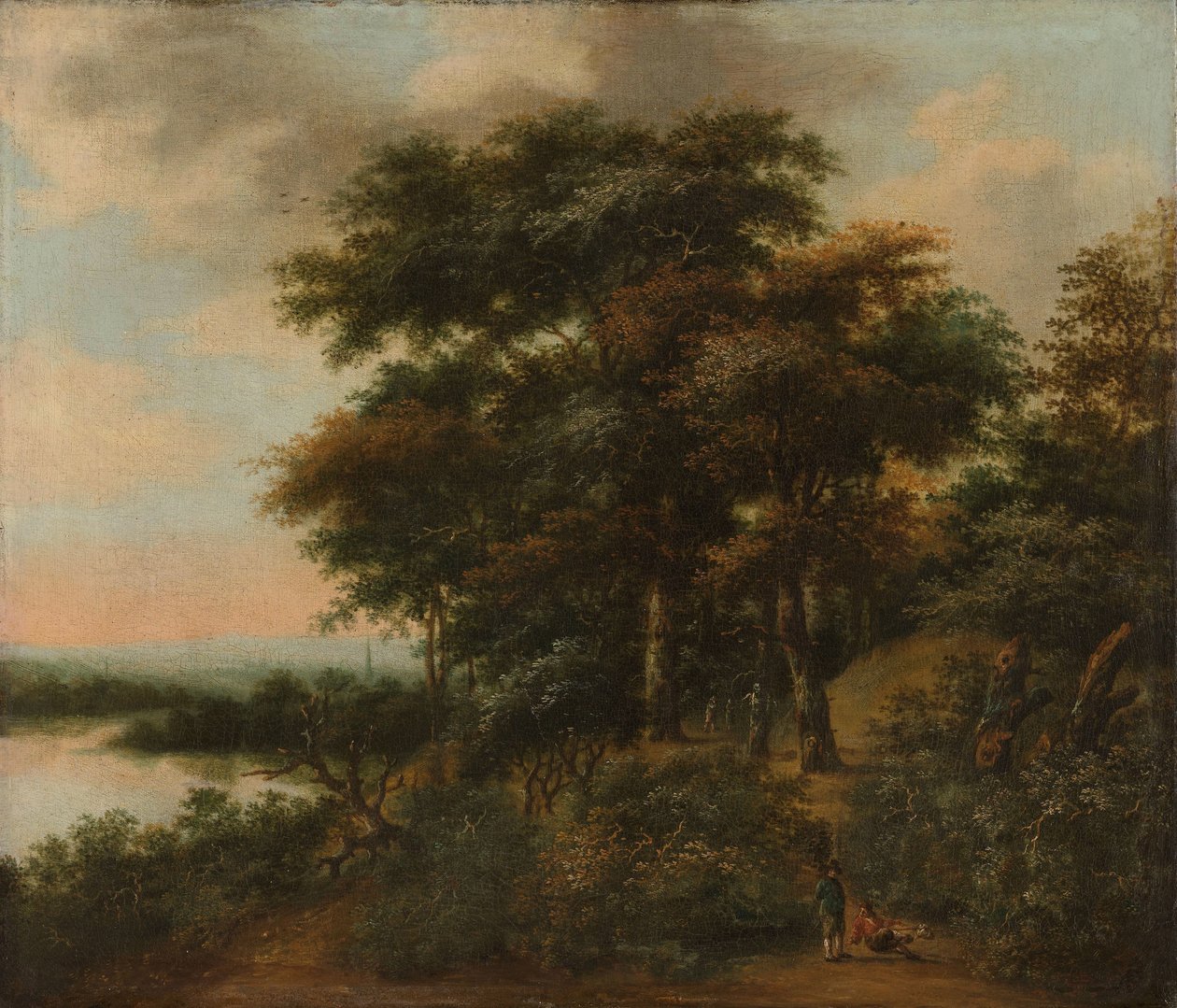 Paisagem arborizada de Anthonie Waterloo