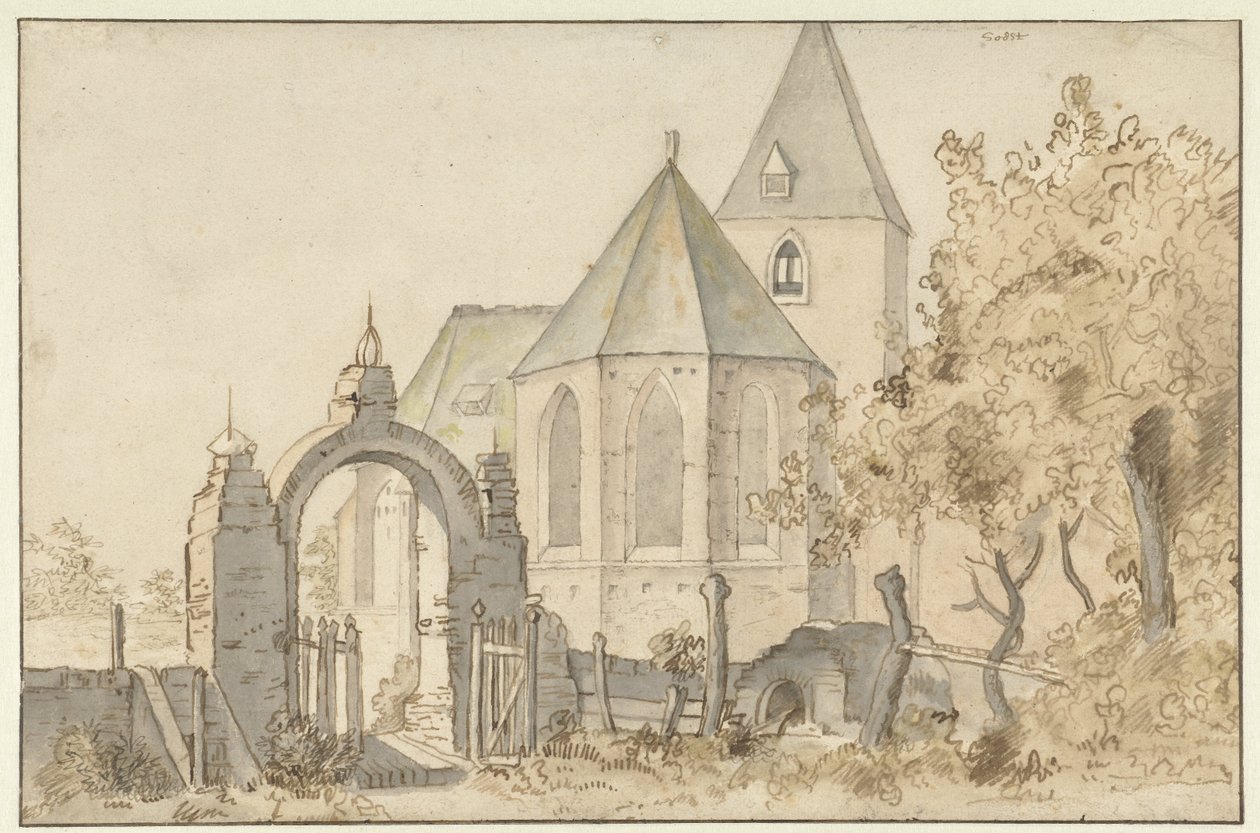 Igreja em Soest de Anthonie van Borssom