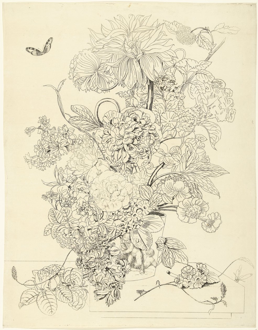 Arranjo de flores de Anthonie van den Bos