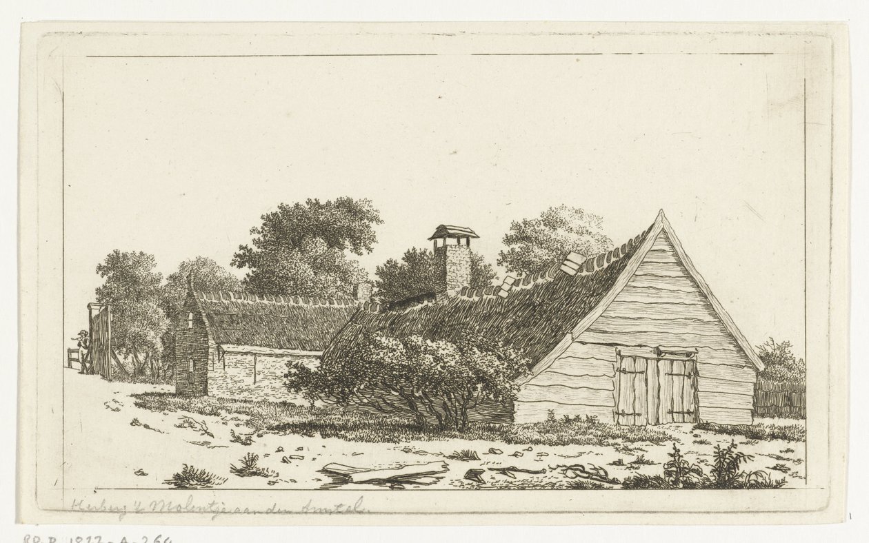 Herberg het Molentje aan de Amstel (título sobre o objecto) de Anthonie van den Bos