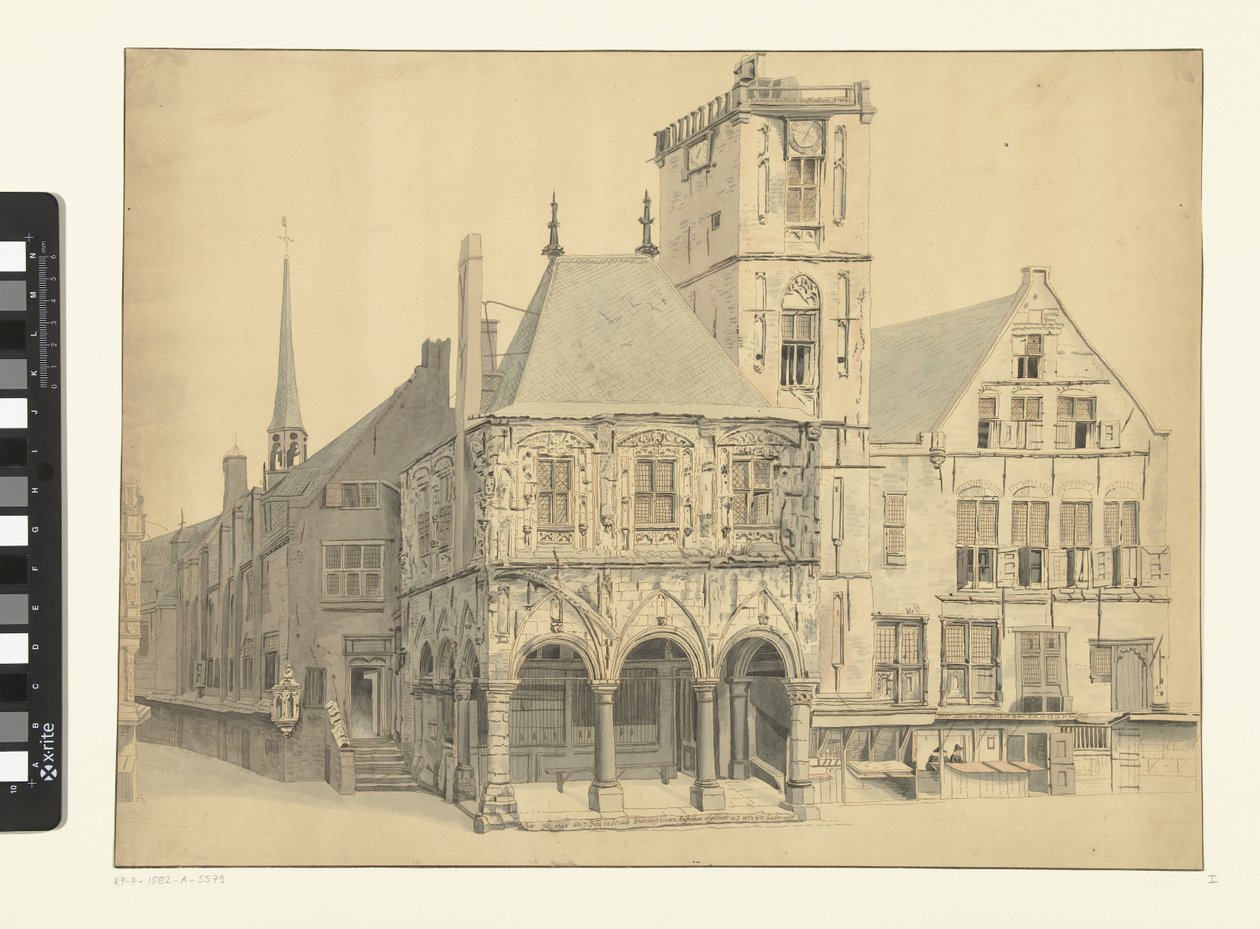 A antiga Câmara Municipal de Amesterdão, 1641 de Anthonie van den Bos