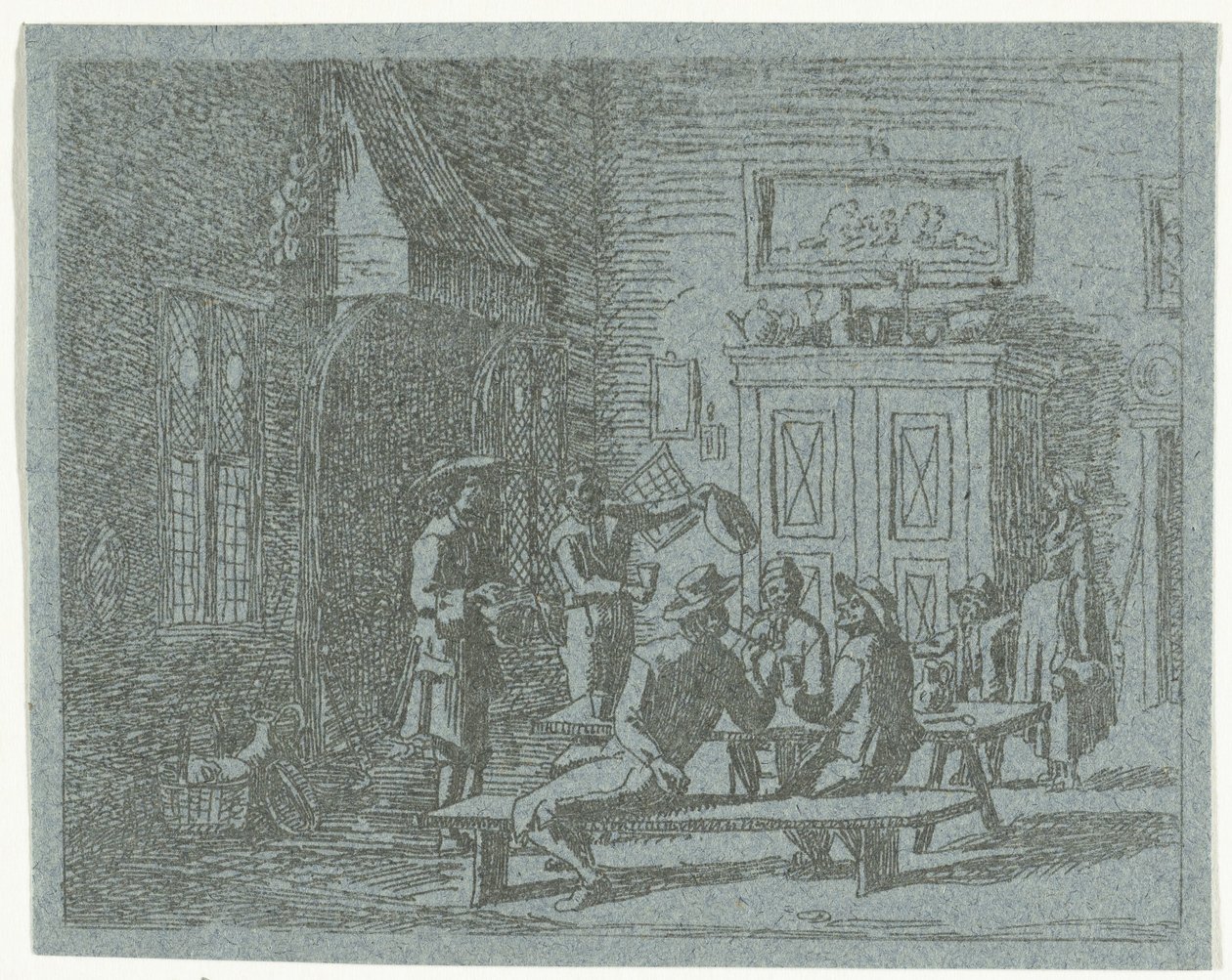 Interior de uma estalagem de Anthonie van den Bos