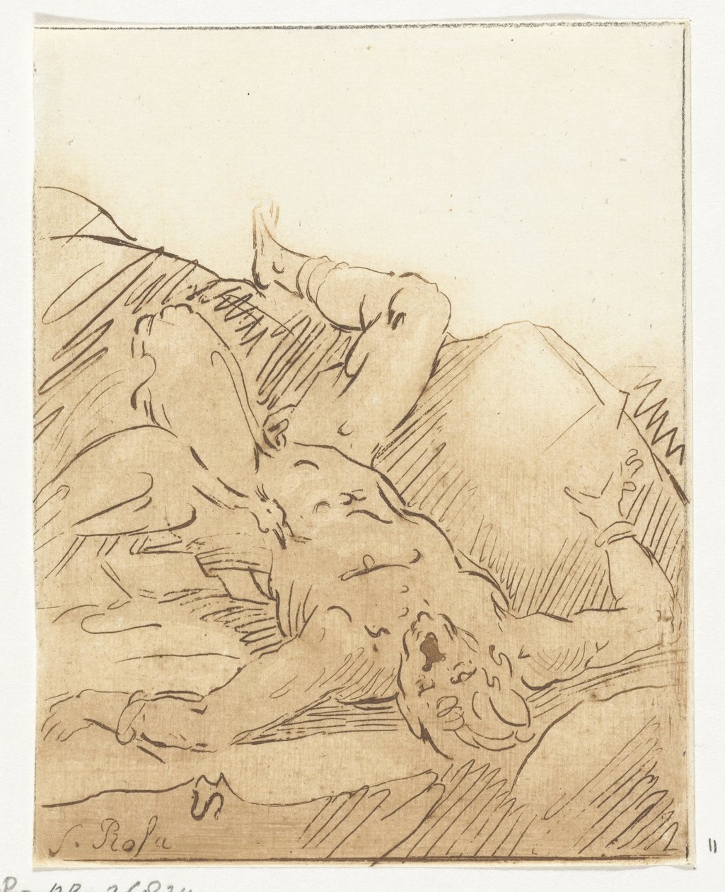 Prometheus acorrentado de Anthonie van den Bos