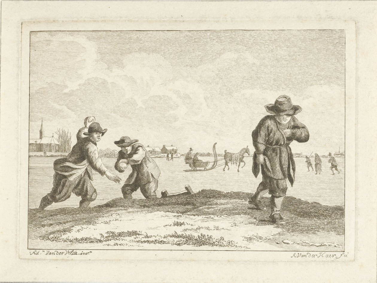 lançadores de bolas de neve de Anthonij van der Haer