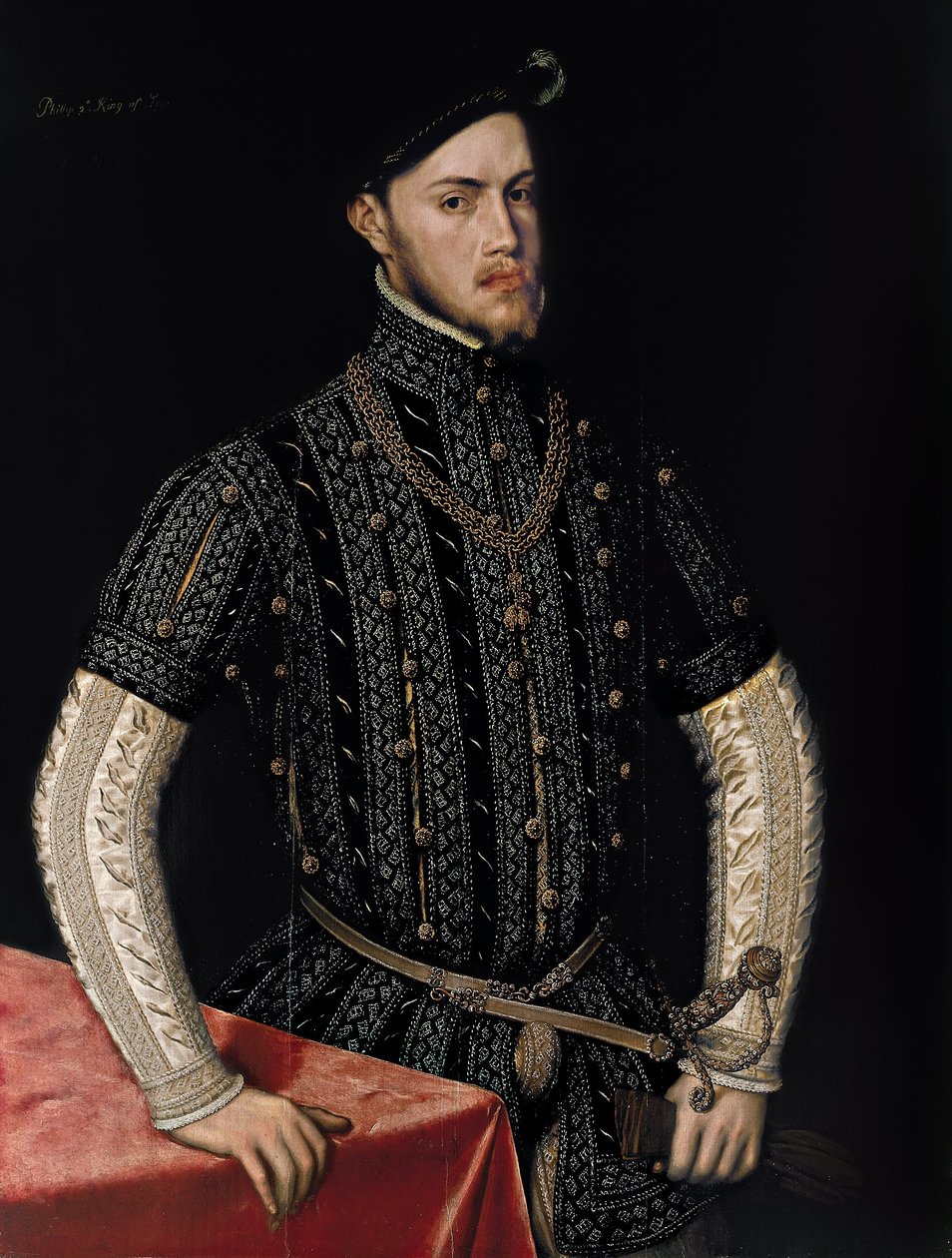 Retrato de philip ii de Anthonis Mor