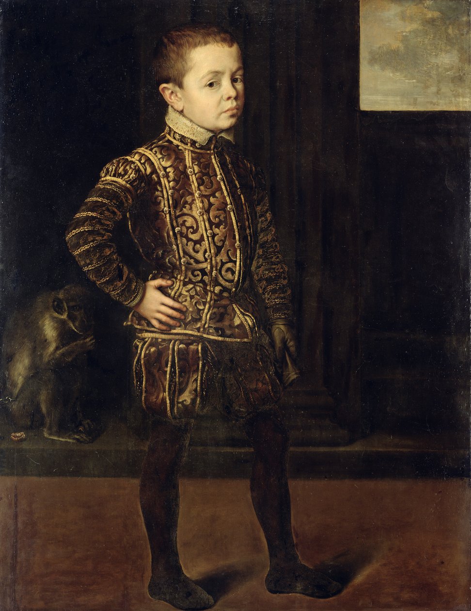 Retrato de um valete nobre, c.1548 de Anthonis Mor