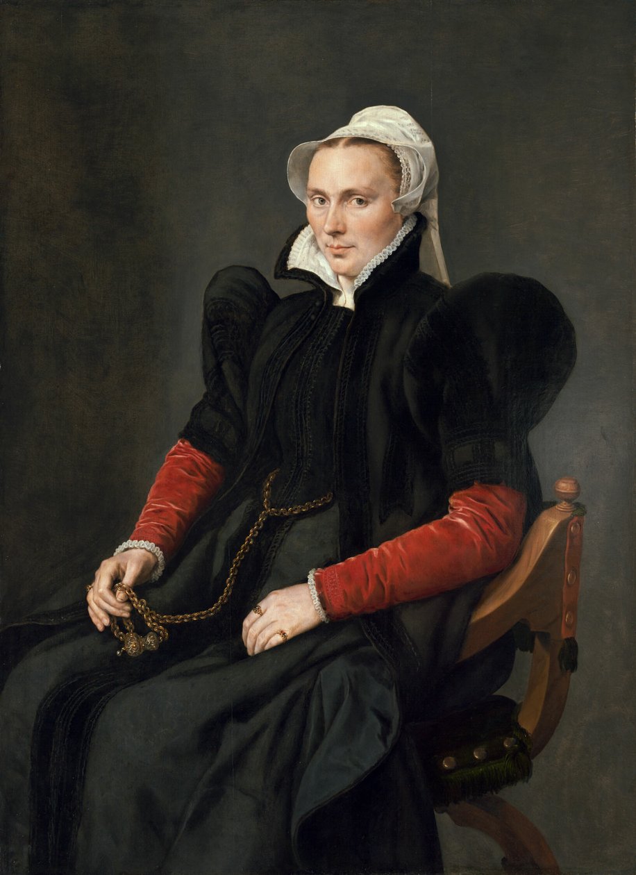 Retrato de uma mulher sentada de Anthonis Mor