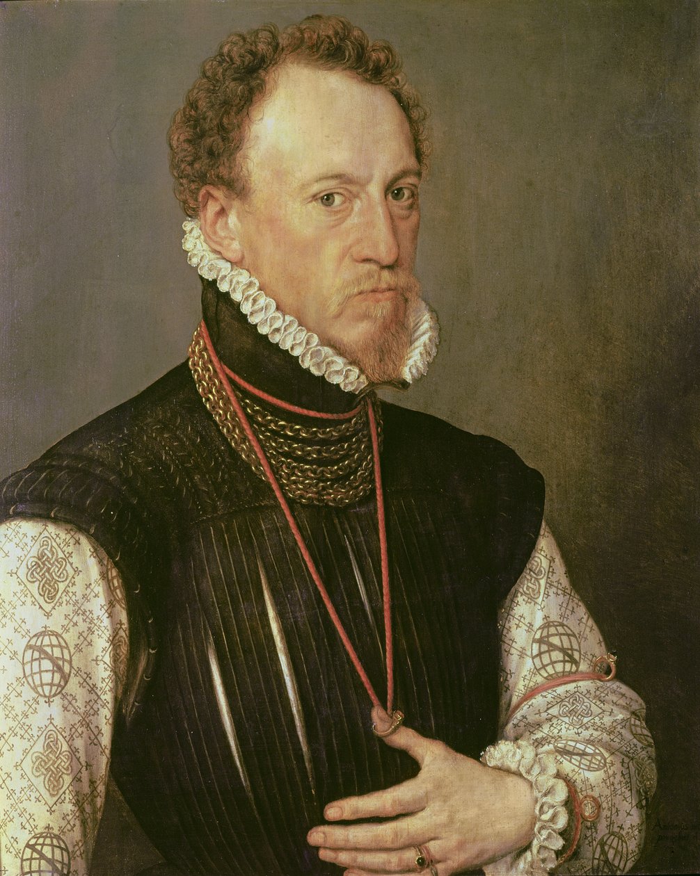 Sir Henry Lee (1533-1611), 1568 (painel) de Anthonis van Dashorst Mor