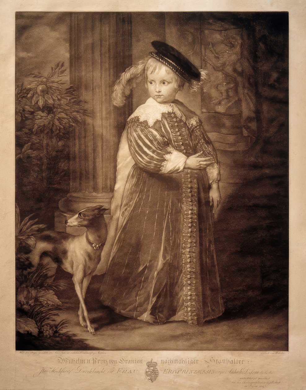 Guilherme II de Orange-Nassau quando criança de Anthony van Dyck