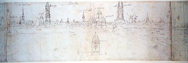 Bruges de Anthonis van den Wyngaerde