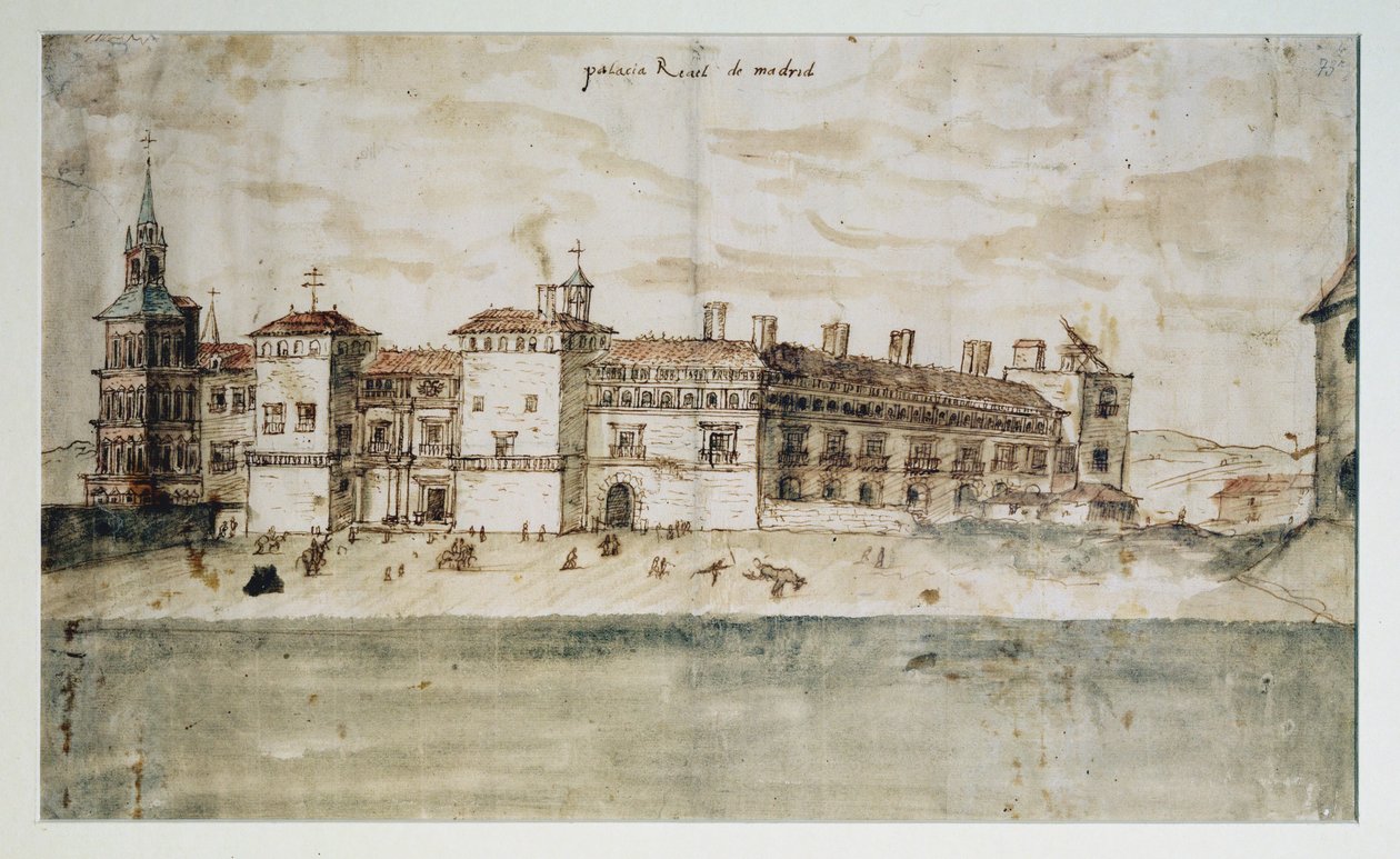 O Alcazar de Madrid de Anthonis van den Wyngaerde