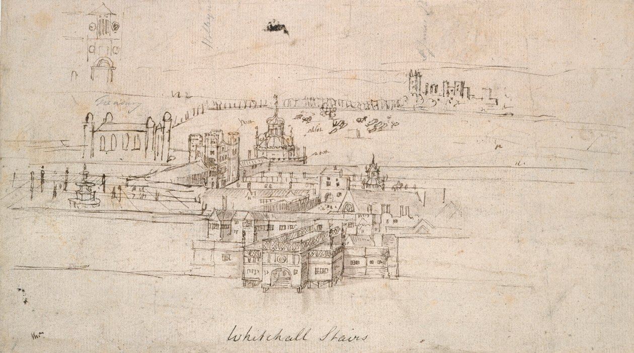 A Torre de Londres, c1550-1560 de Anthonis van den Wyngaerde