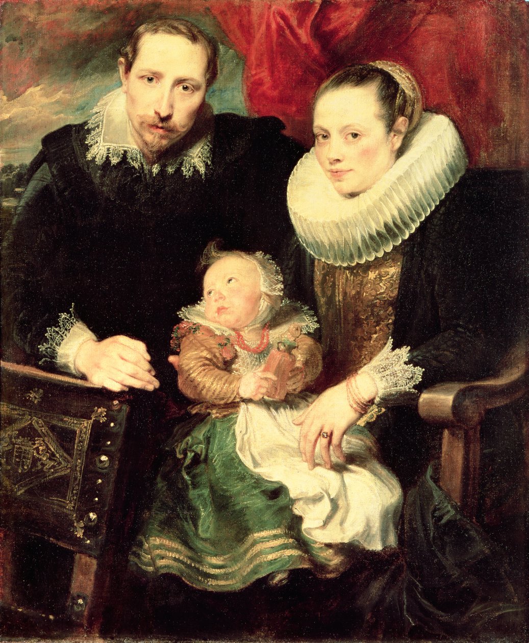 Um retrato de família, c.1618-21 de Anthony van Dyck