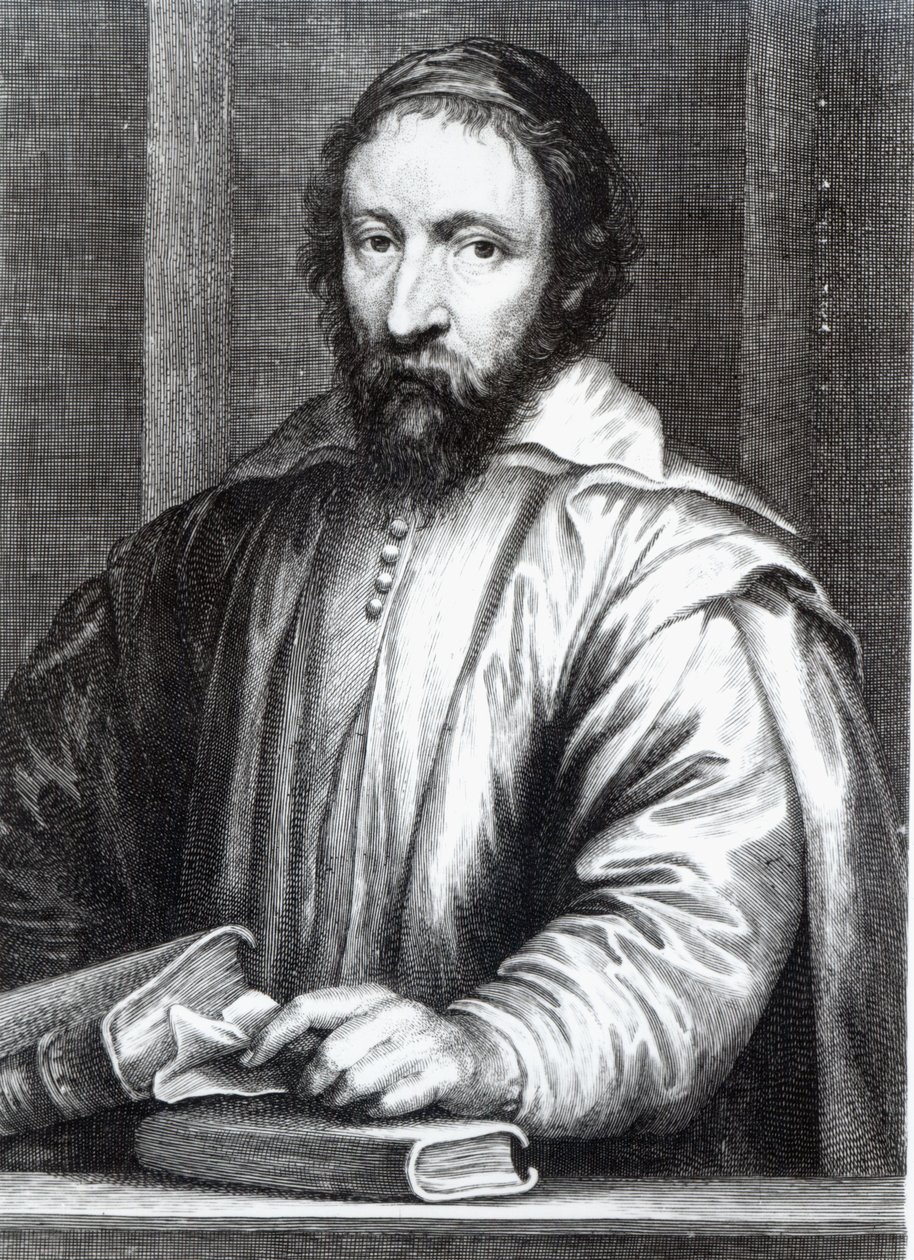 Nicolas Claude Fabri de Peiresc, gravado por Martin van den Enden de Anthony van Dyck