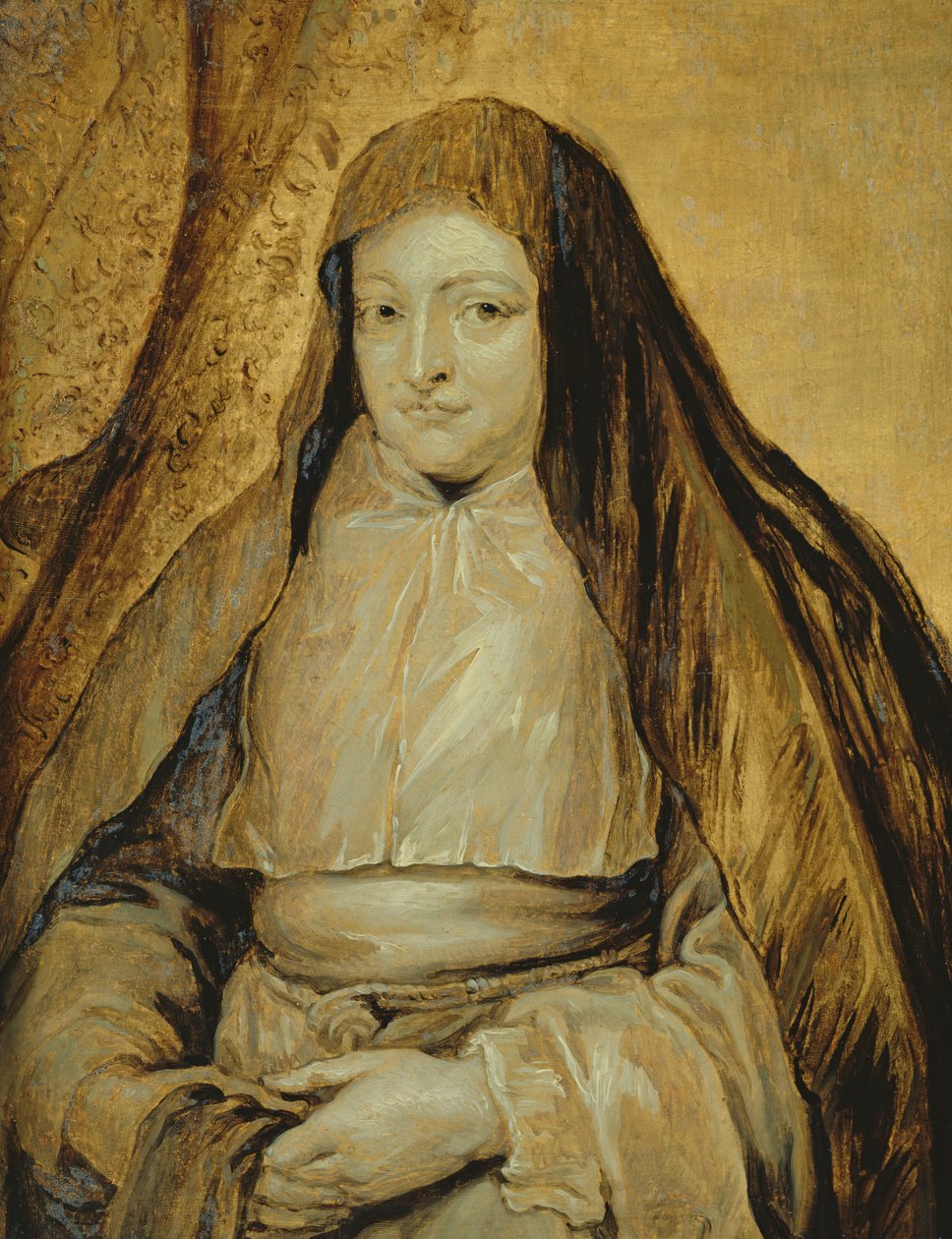 Retrato de Infanta Isabella Clara Eugenia de Espanha, c.1627-32 de Anthony van Dyck