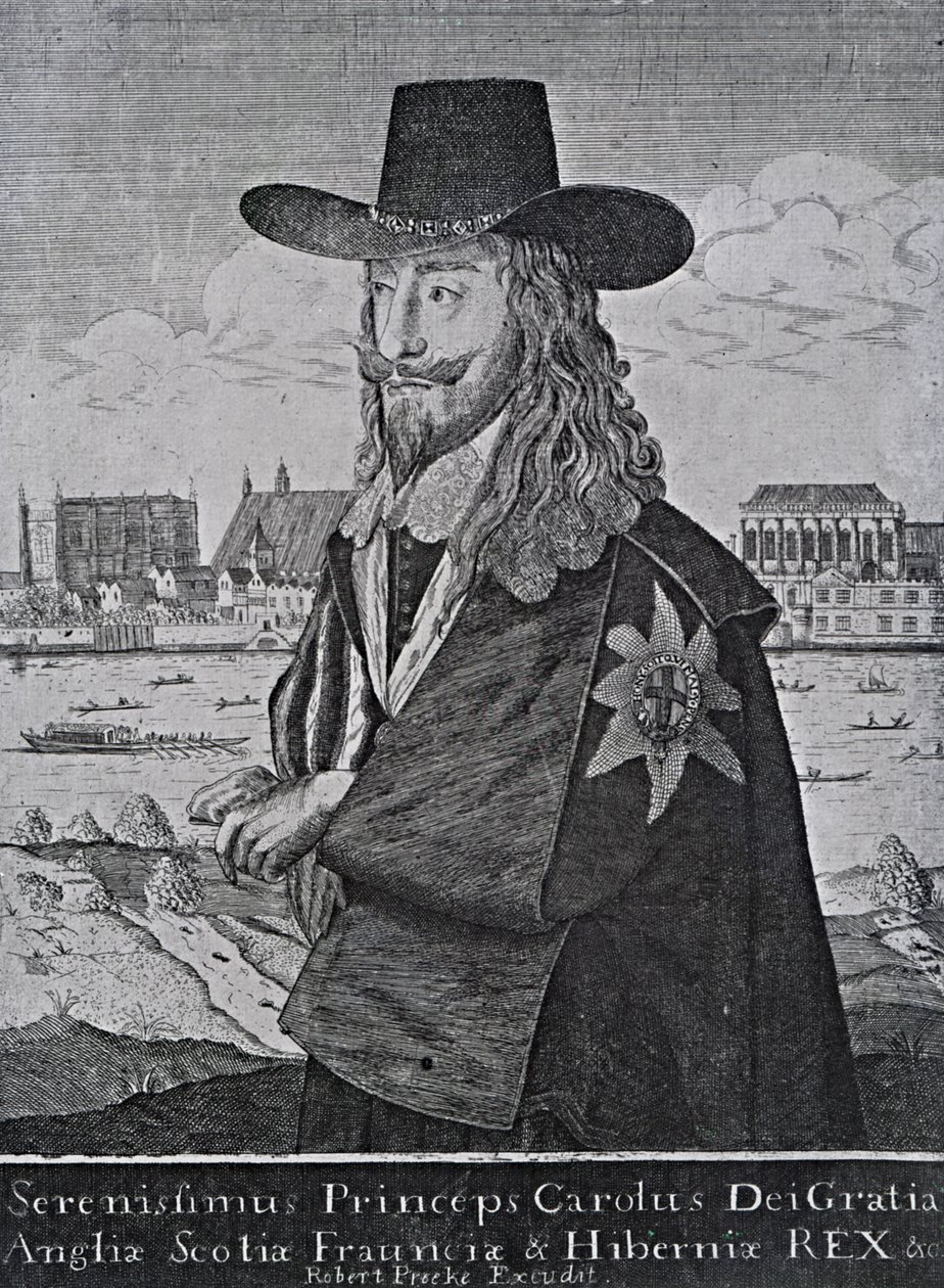Retrato do rei charles i de Anthony van Dyck