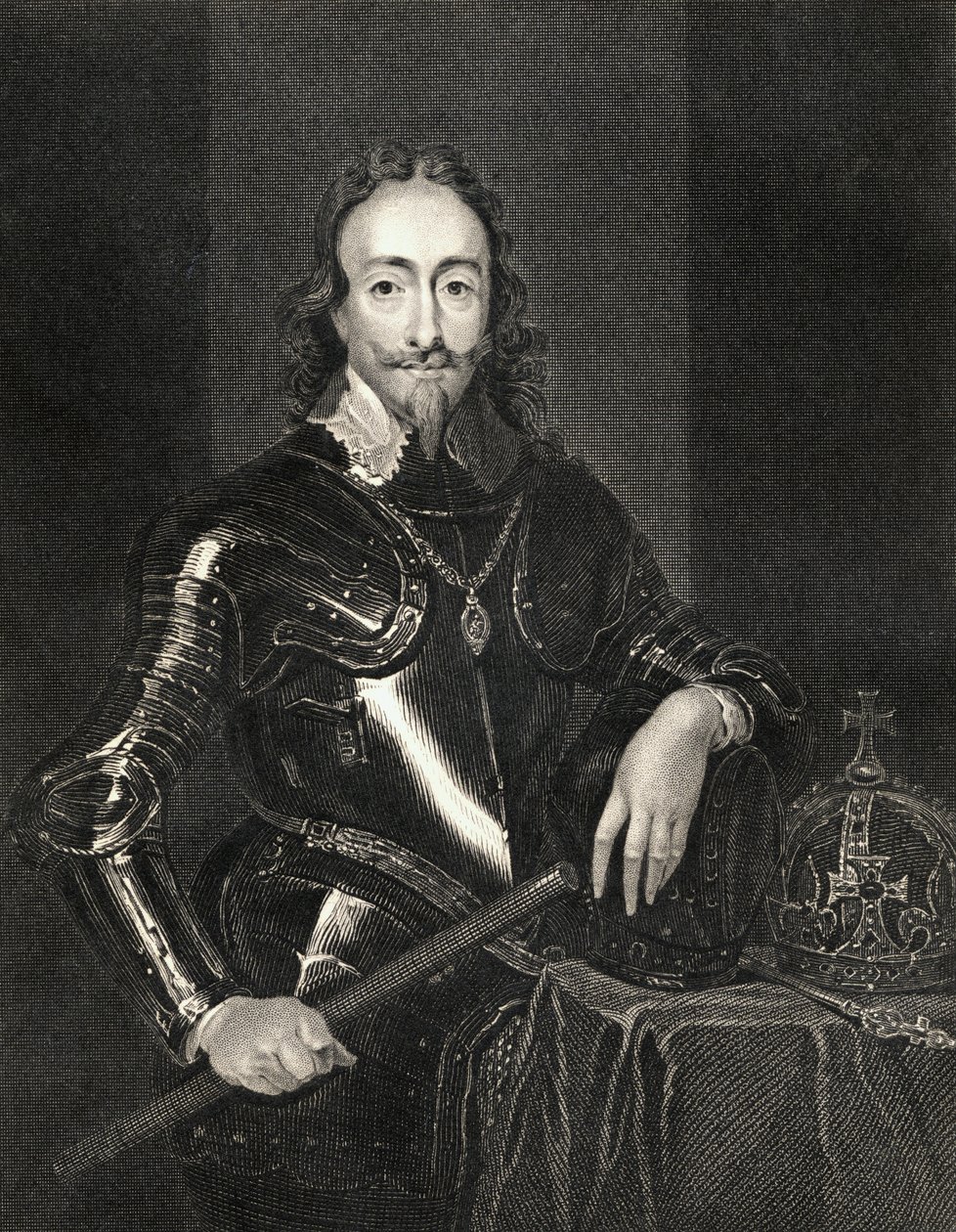 Retrato do rei Charles I (1600-49) de &39;British Retratos Lodge&39;, 1823 de Anthony van Dyck