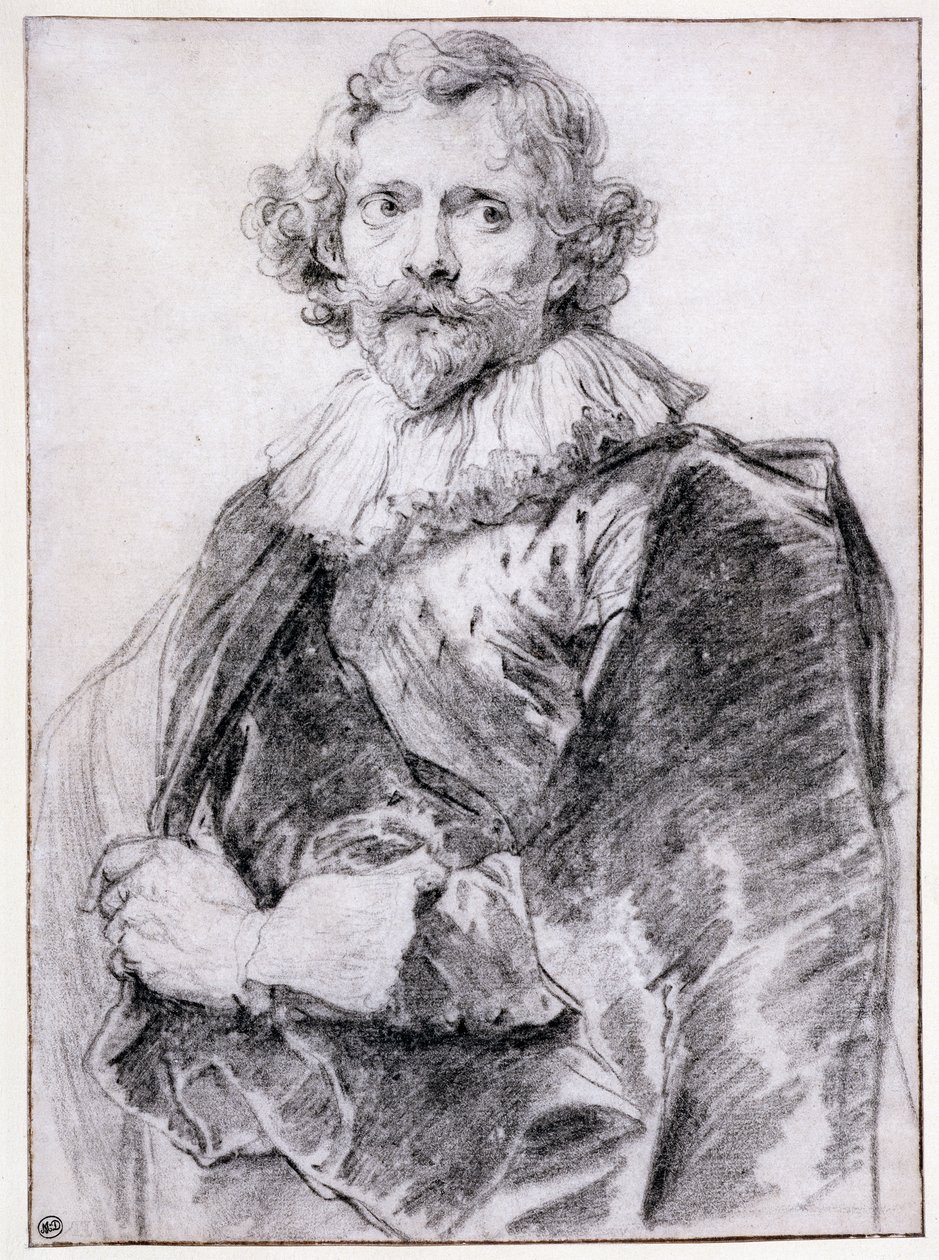 Retrato de Lucas Vorsterman (1595-1675), c.1631 de Anthony van Dyck