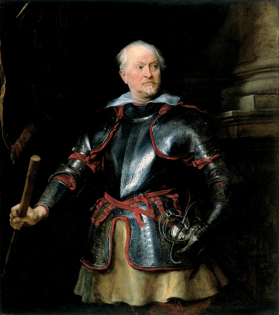 Retrato de um homem de armadura de Anthony van Dyck