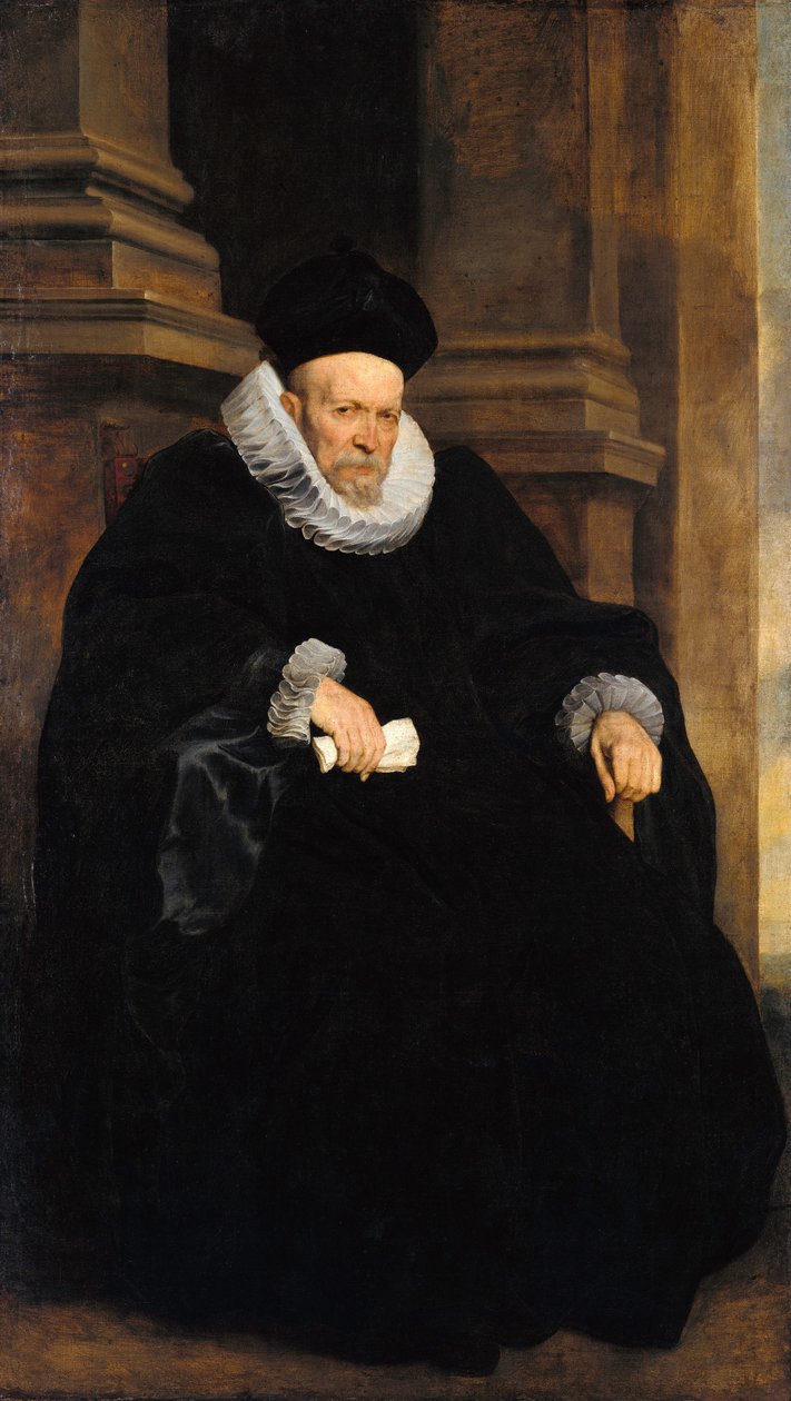 Retrato de um cavalheiro genovês de Anthony van Dyck