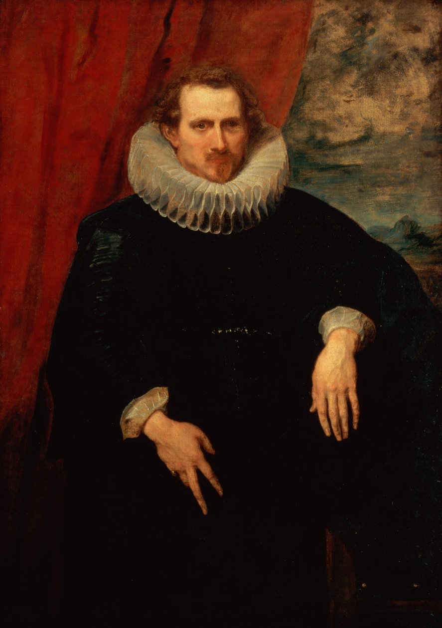 Retrato de um homem (veja também 124366) de Anthony van Dyck