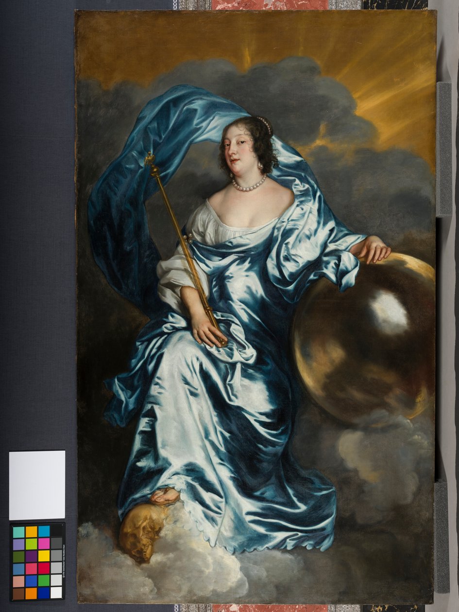 Rachel de Ruvigny, condessa de Southampton como `Fortune &39;, c.1638 de Anthony van Dyck