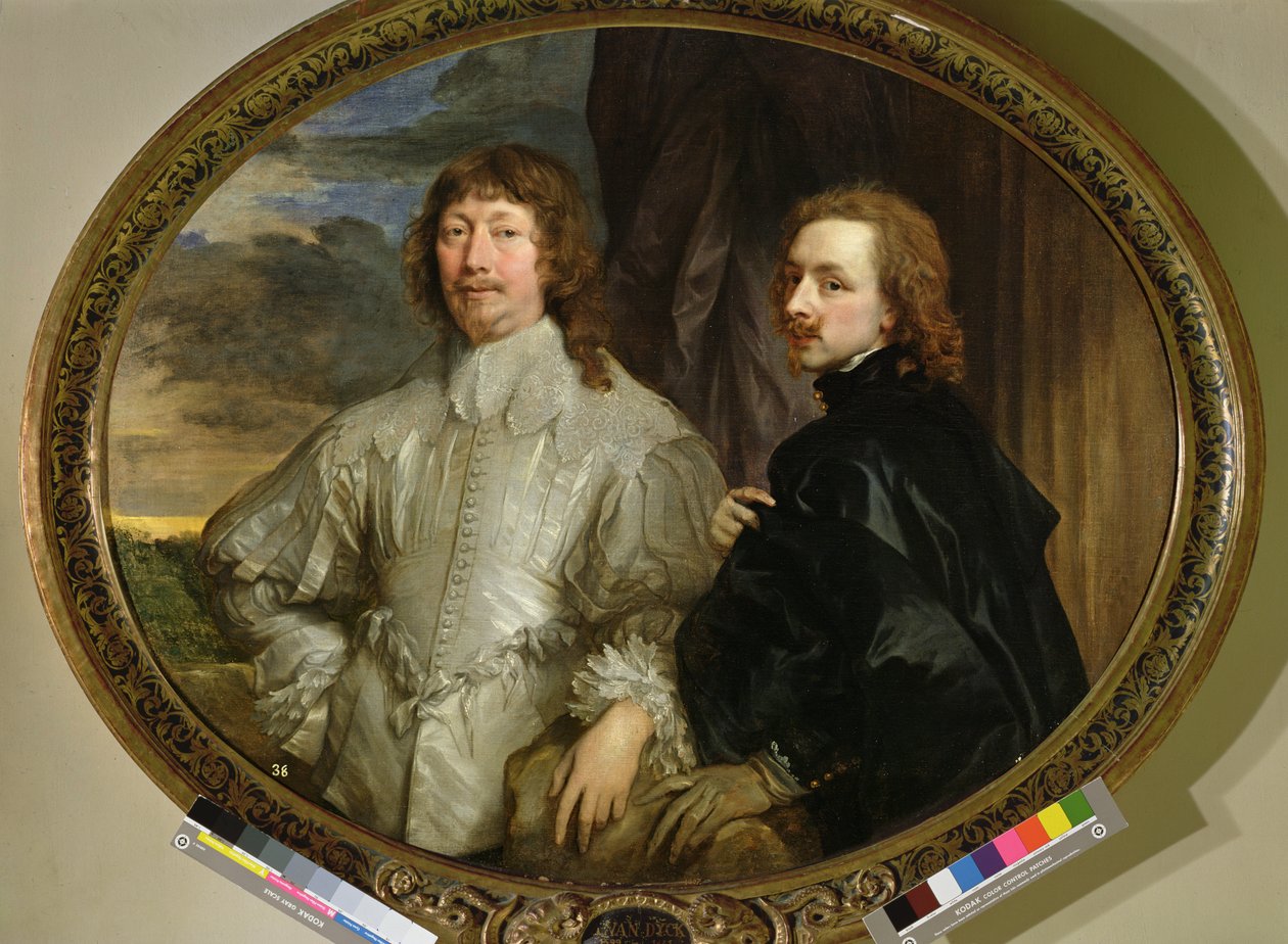 Sir Endymion Porter e o Artista, c.1635 de Anthony van Dyck