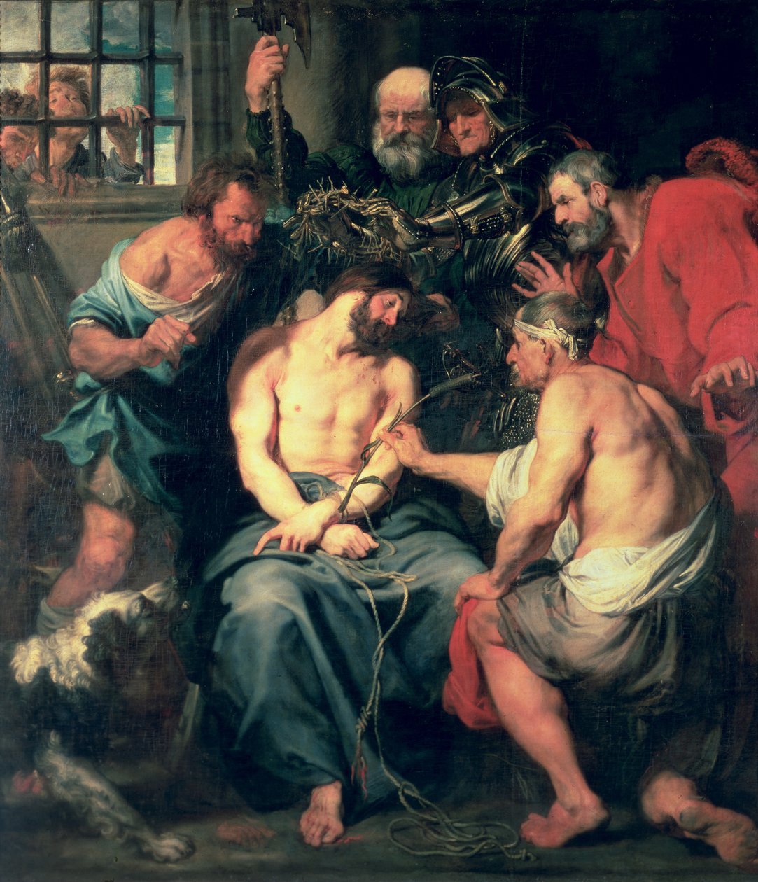 A coroação de espinhos, 1618-20 de Anthony van Dyck