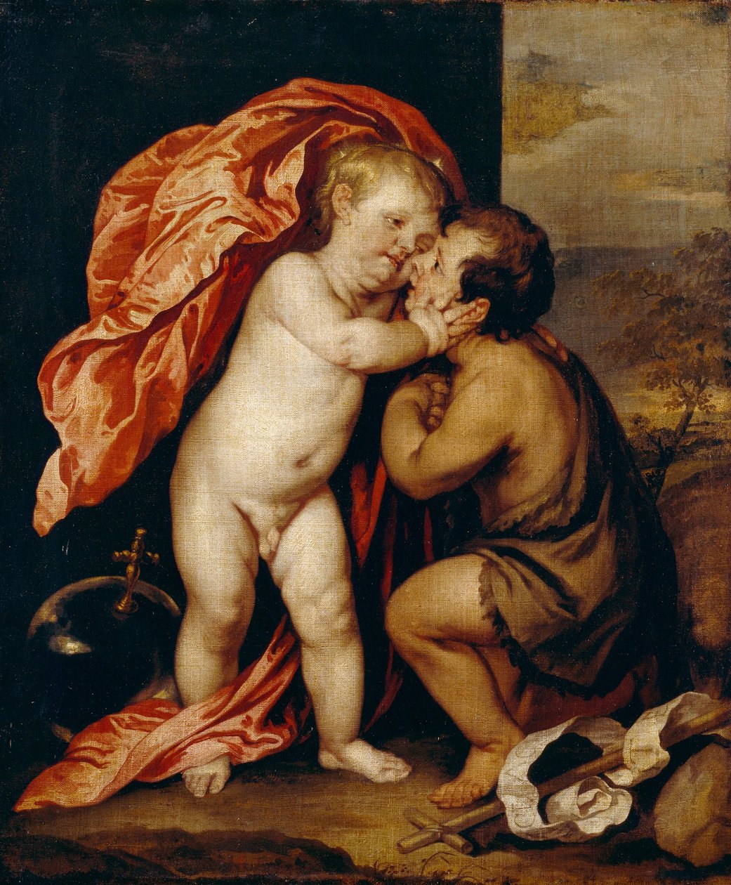 Os filhos de Cristo e São João Batista de Anthony van Dyck