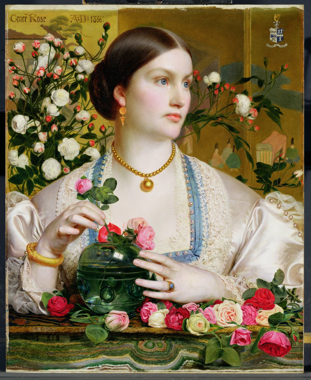 Grace Rose, 1866 de Anthony Frederick Augustus Sandys