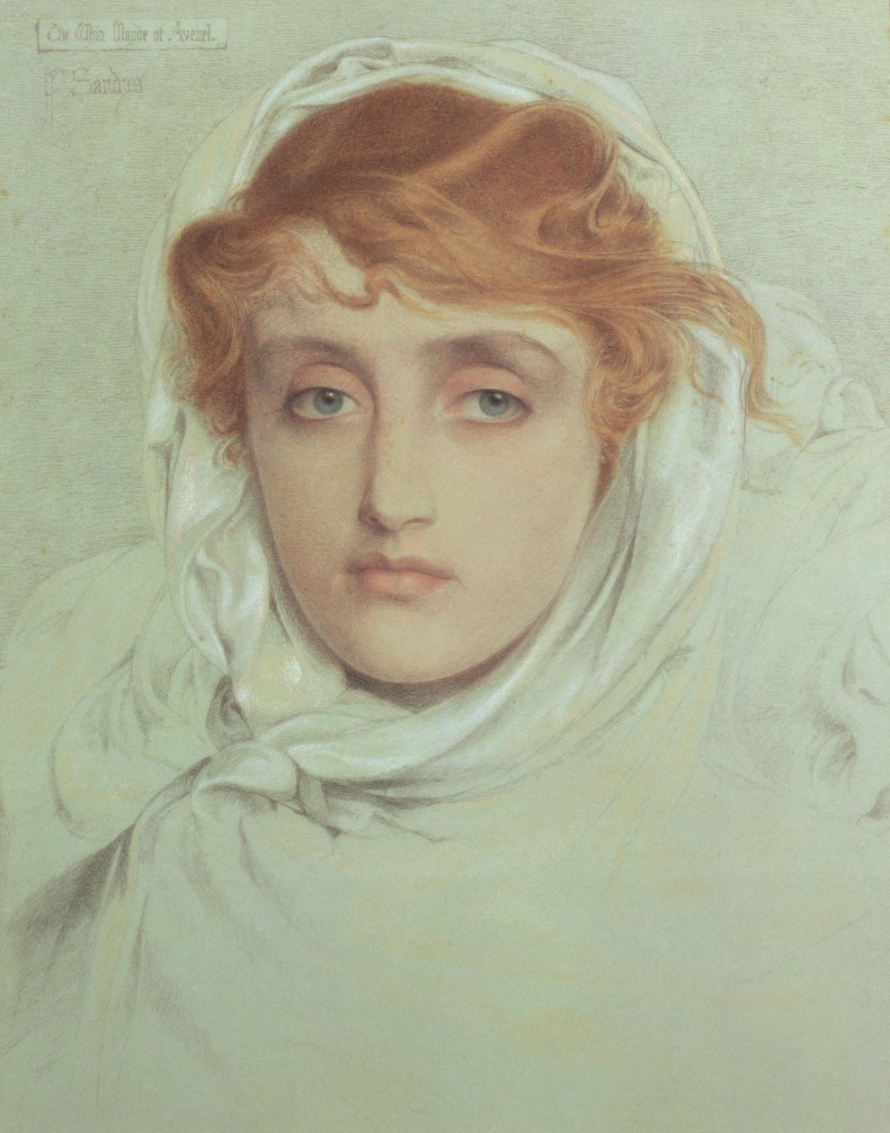 O branco Mayde de Avenel, 1902 de Anthony Frederick Augustus Sandys