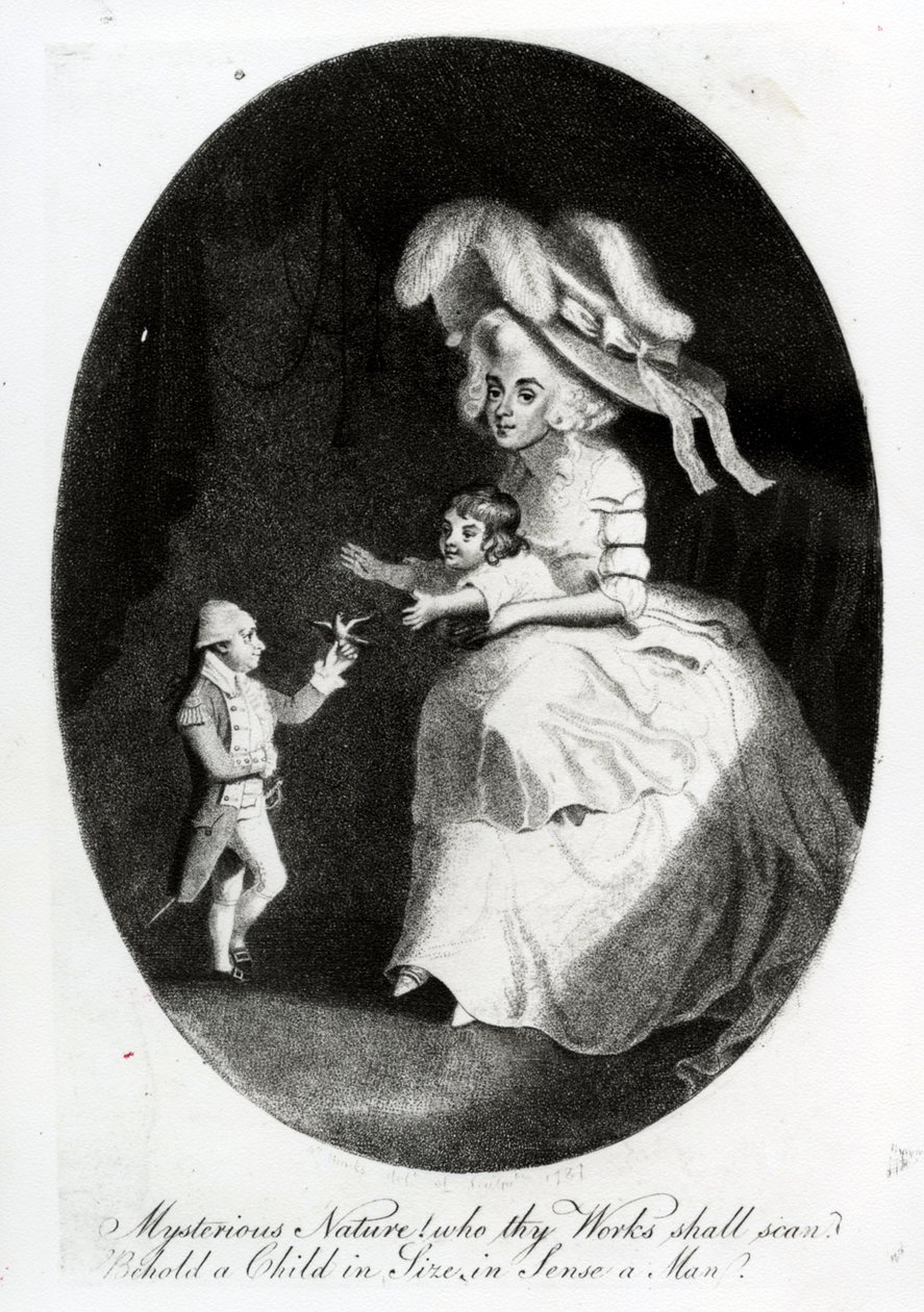 O pequeno conde Boruwlaski, 1788 de Anthony van Assen