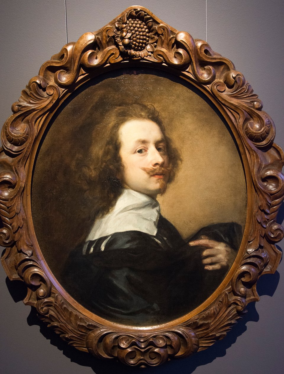 Auto-retrato de Antoon van Dyck na Casa Rubens em Antuérpia de Anthony van Dyck