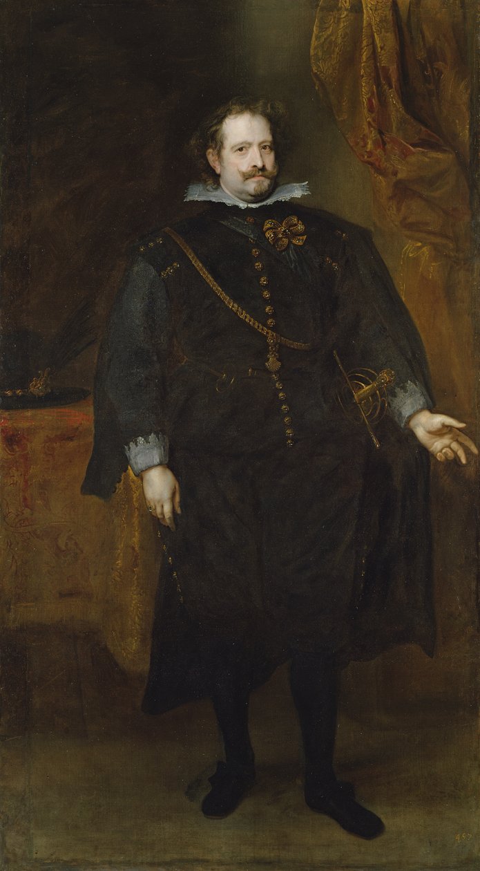Diego Felipe de Guzman, Marquês de Leganés, c.1634 de Anthony van Dyck