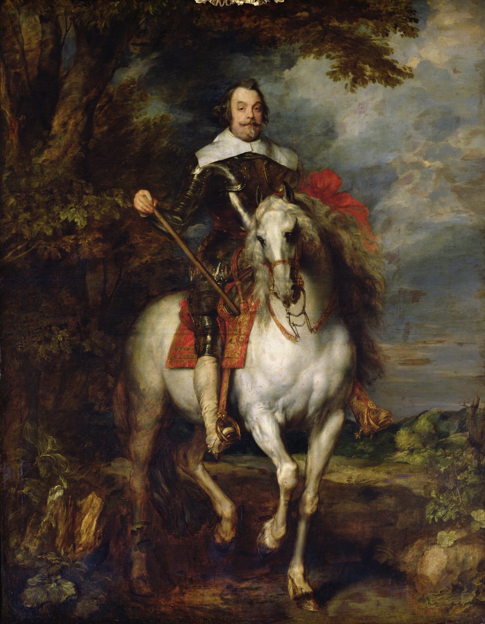 Retrato Equestre de Don Francisco de Moncada (1586-1635) de Anthony van Dyck
