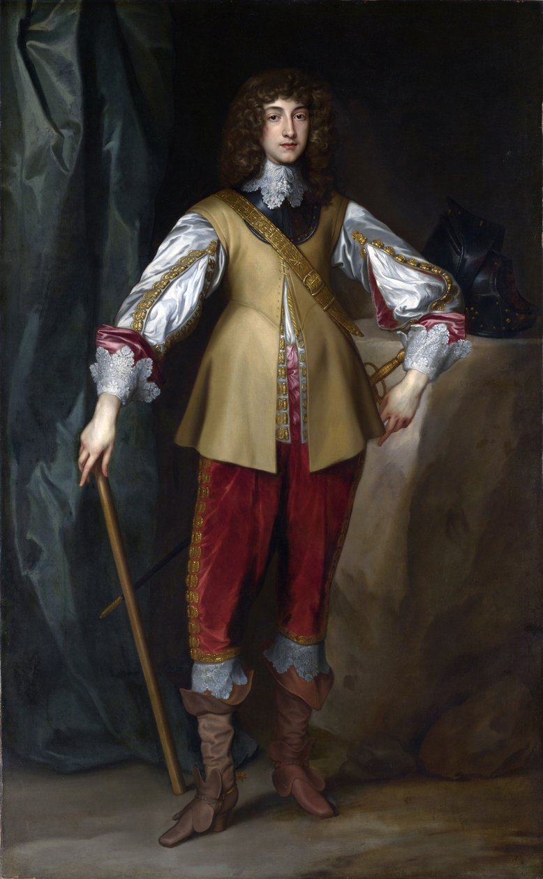Retrato do príncipe Rupert, conde palatino (1619-1682) de Anthony van Dyck