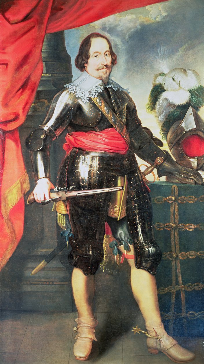 Retrato de um cavalheiro em armadura de Anthony van Dyck